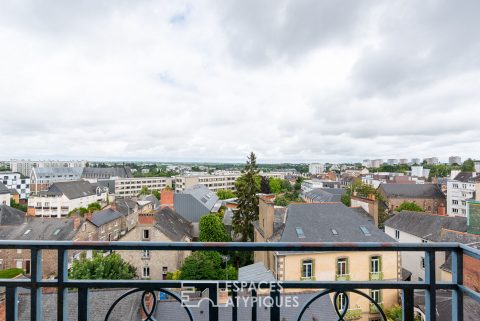 Charming duplex with view – Rennes city center