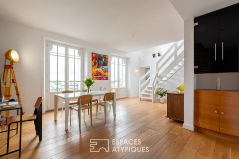 Charming duplex with view – Rennes city center