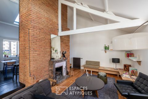 Esprit loft avec deux chambres – centre ville Rennes