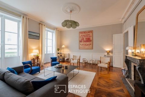 Appartement d’expression et au charme indiscutable – Centre Rennes