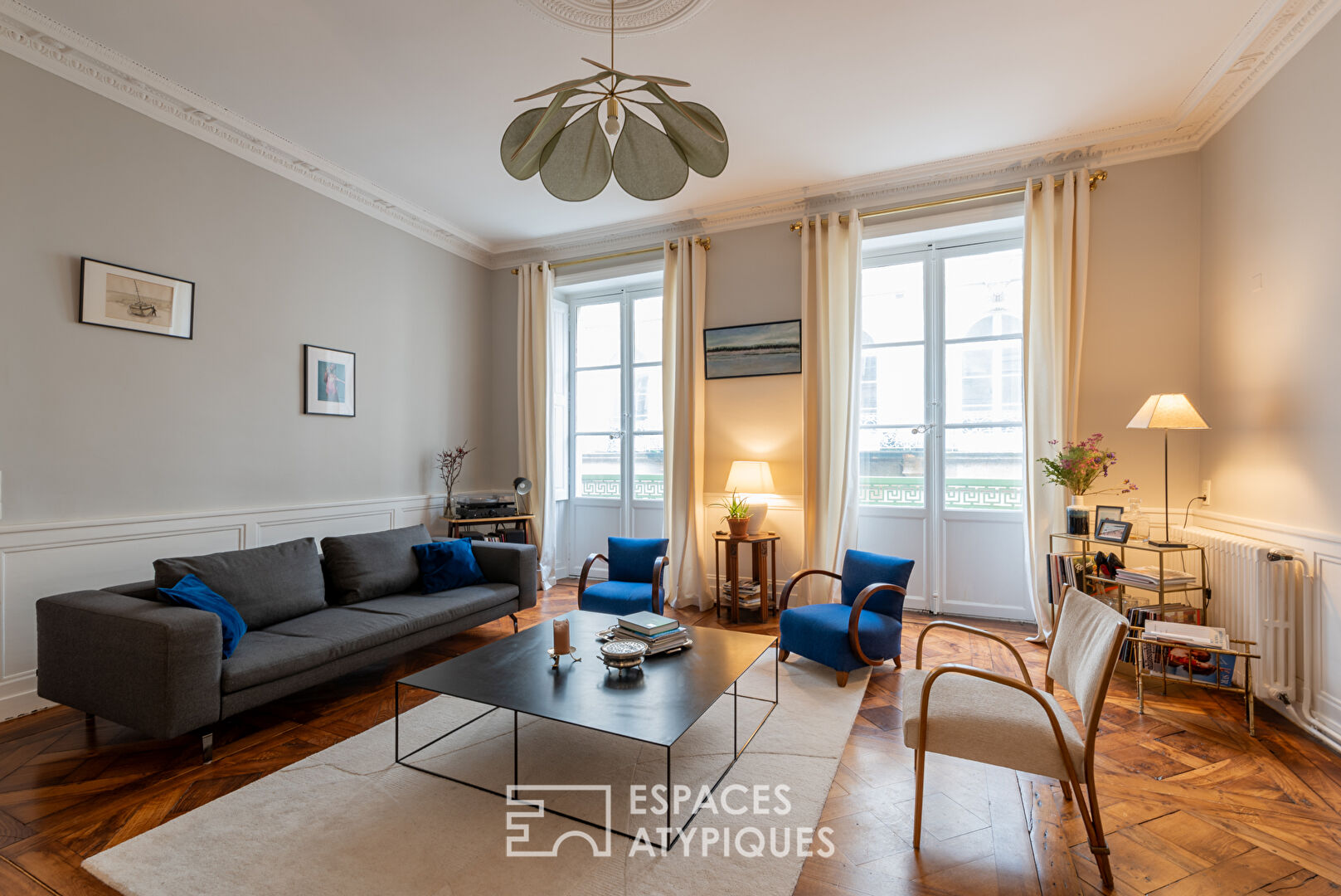 Appartement d’expression et au charme indiscutable – Centre Rennes