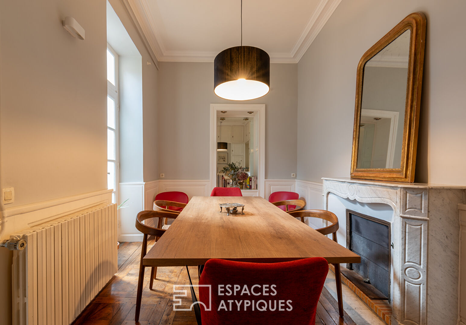 Appartement d’expression et au charme indiscutable – Centre Rennes