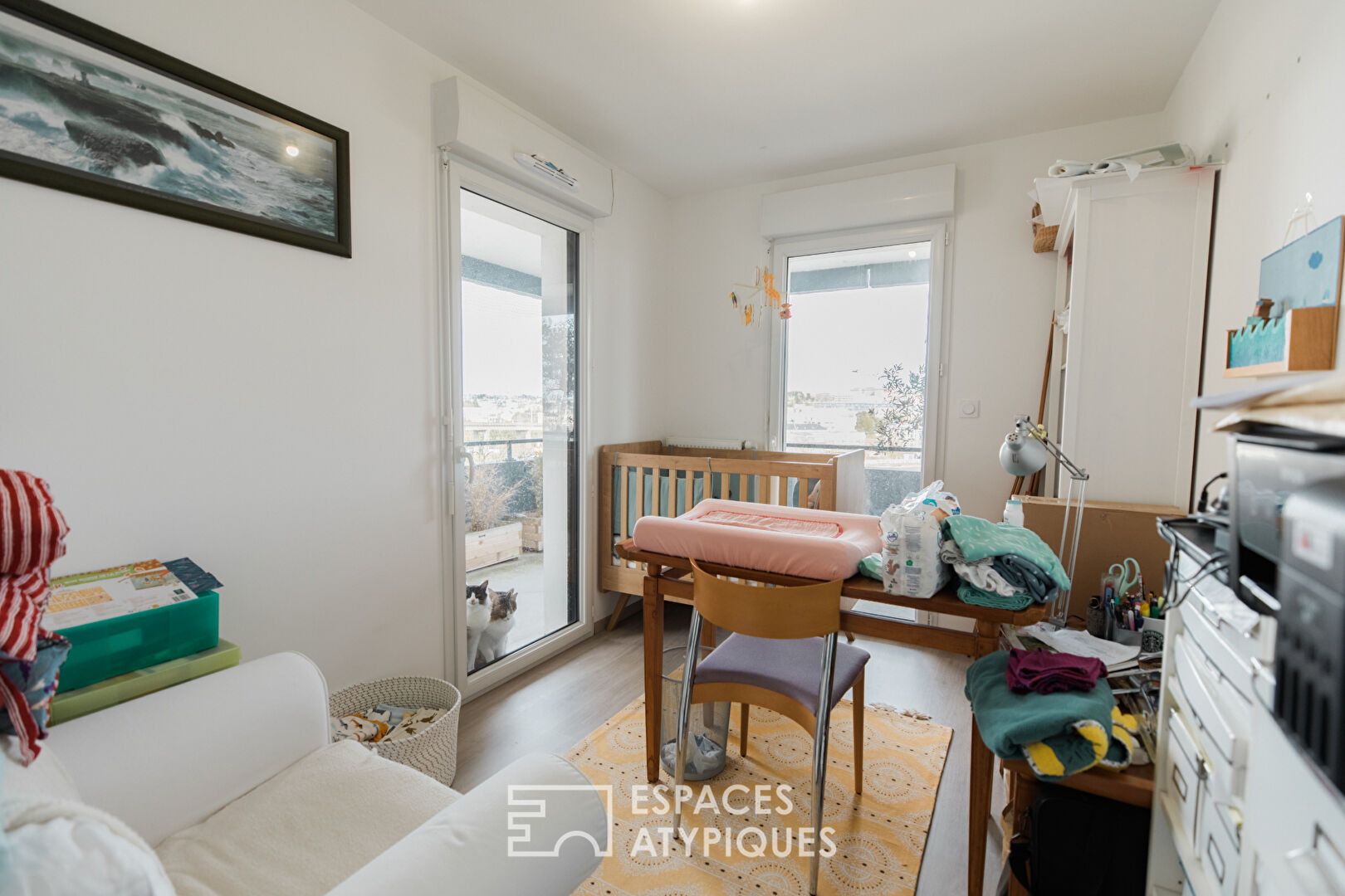 Appartement dernier étage avec vue mer et terrasse