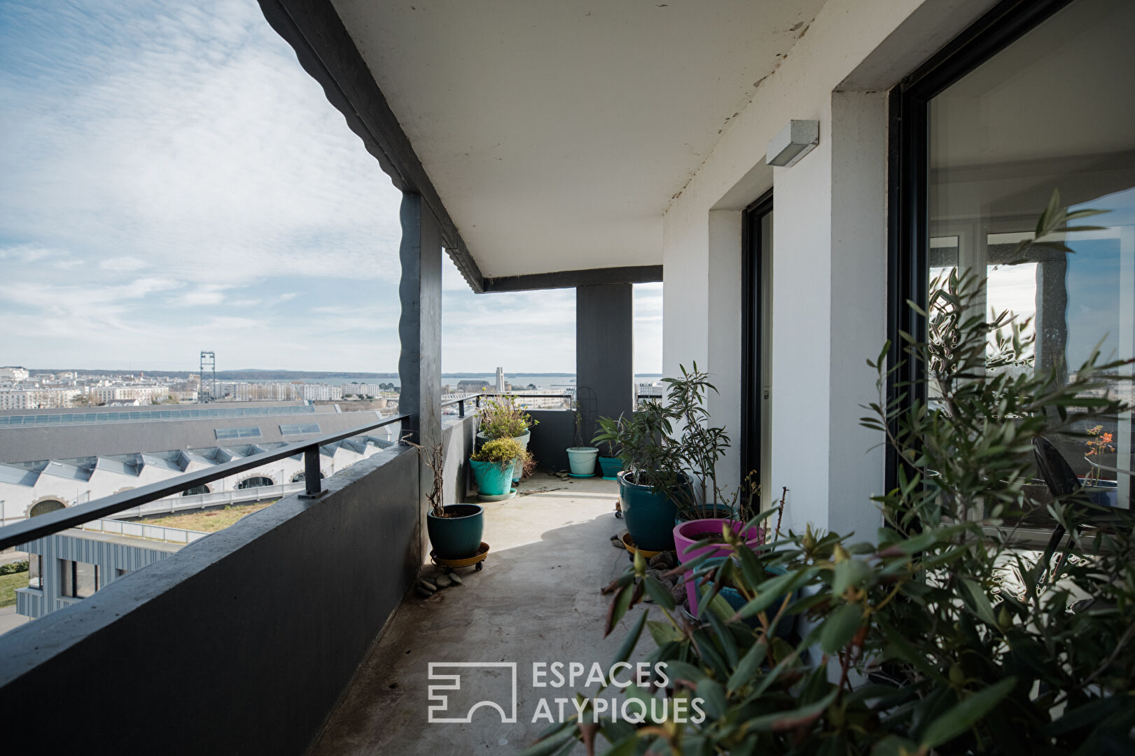 Appartement dernier étage avec vue mer et terrasse