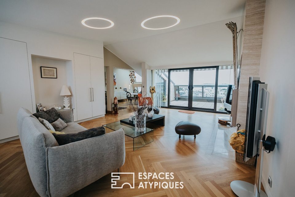 Duplex en dernier étage avec vue mer et terrasse