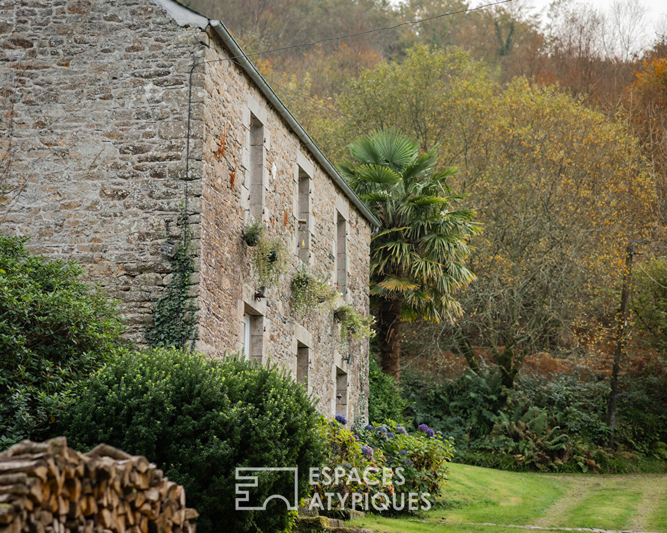 Anciens moulins lovés dans un cadre d’exception