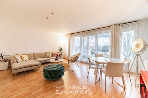 Appartement, ambiance Scandinave avec terrasse, vue sur le Mont Valérien