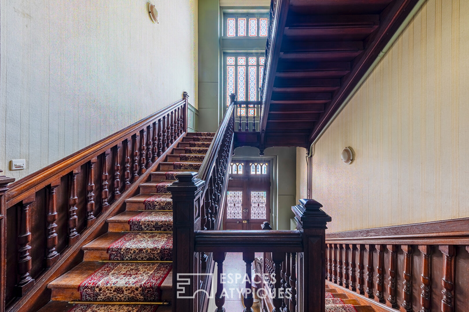 Apartment, belle époque style in bourgeois house, late 19th century