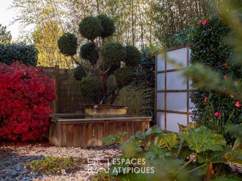 La fonctionnelle – Belle maison familiale et son jardin japonais