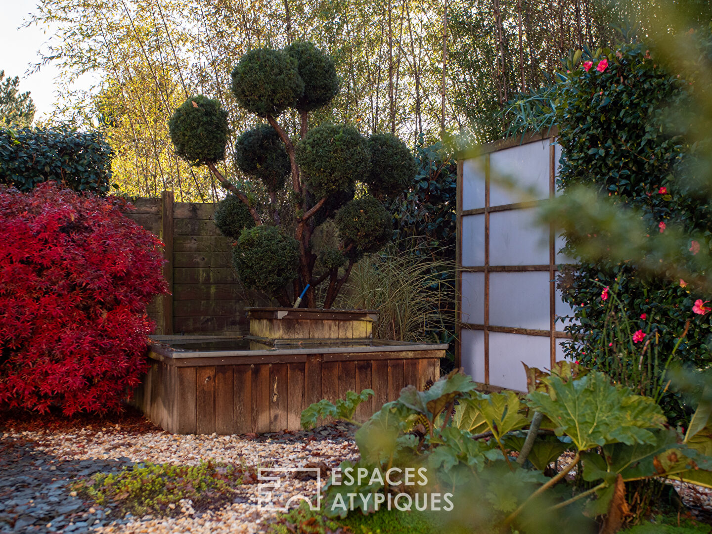 La fonctionnelle – Belle maison familiale et son jardin japonais