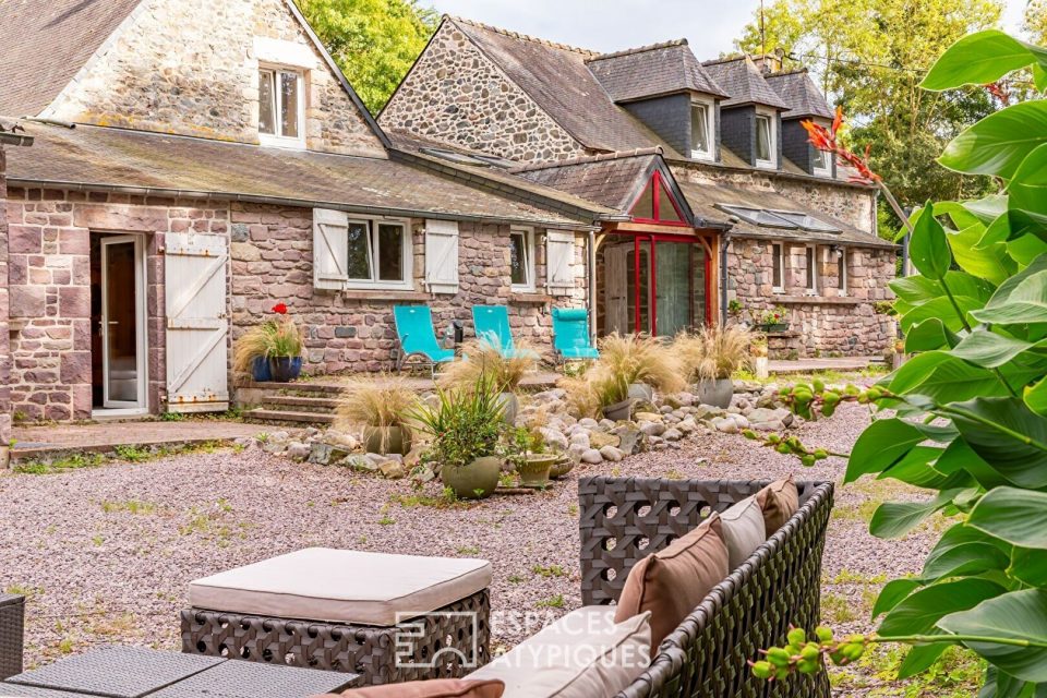 Charmant Corps de ferme  rénové 240m2, 7 chambres, sauna - salle de sport