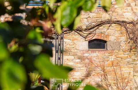 Charmante maison en pierre avec atelier et jardin centre bourg de Ploeuc l’Hermitage