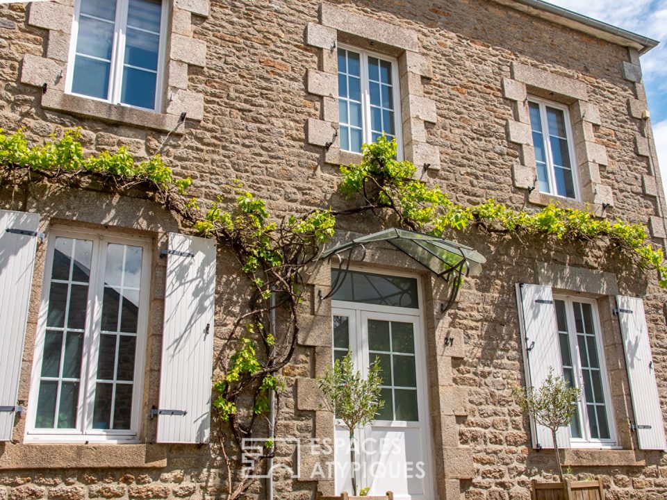 Belle maison Dinannaise restaurée avec raffinement et élégance