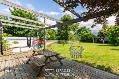 Wooden house in the countryside of Bégard