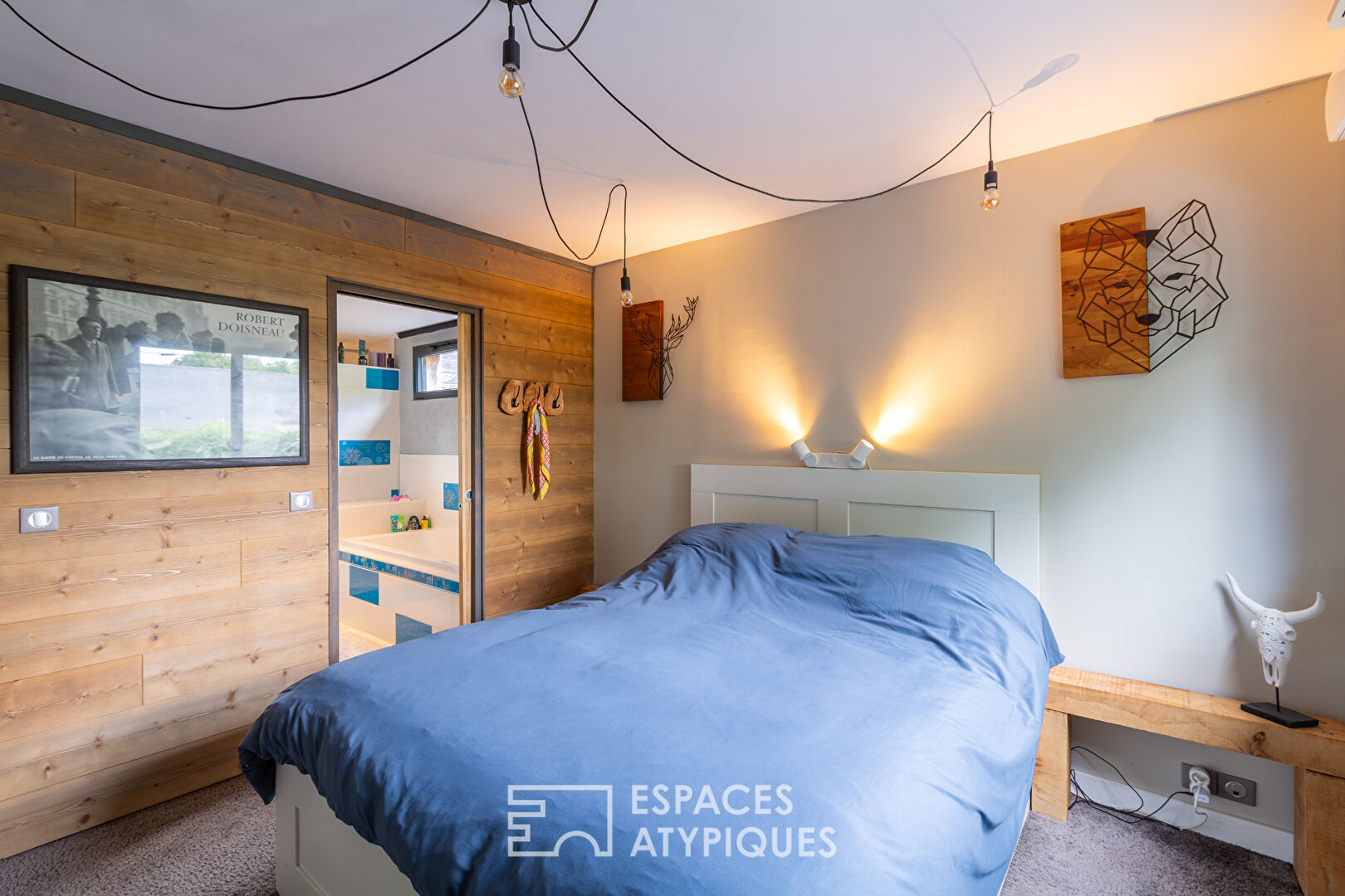 Wooden house in the countryside of Bégard