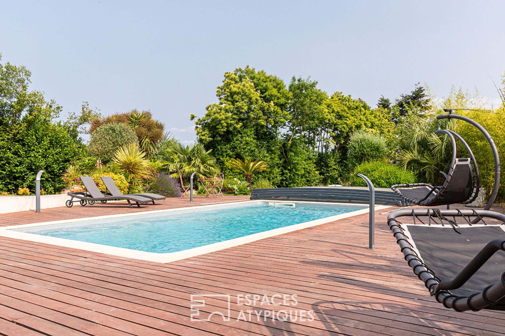 Maison d’architecte avec piscine