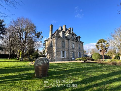 Manoir en côtes d’armor avec seconde maison et piscine