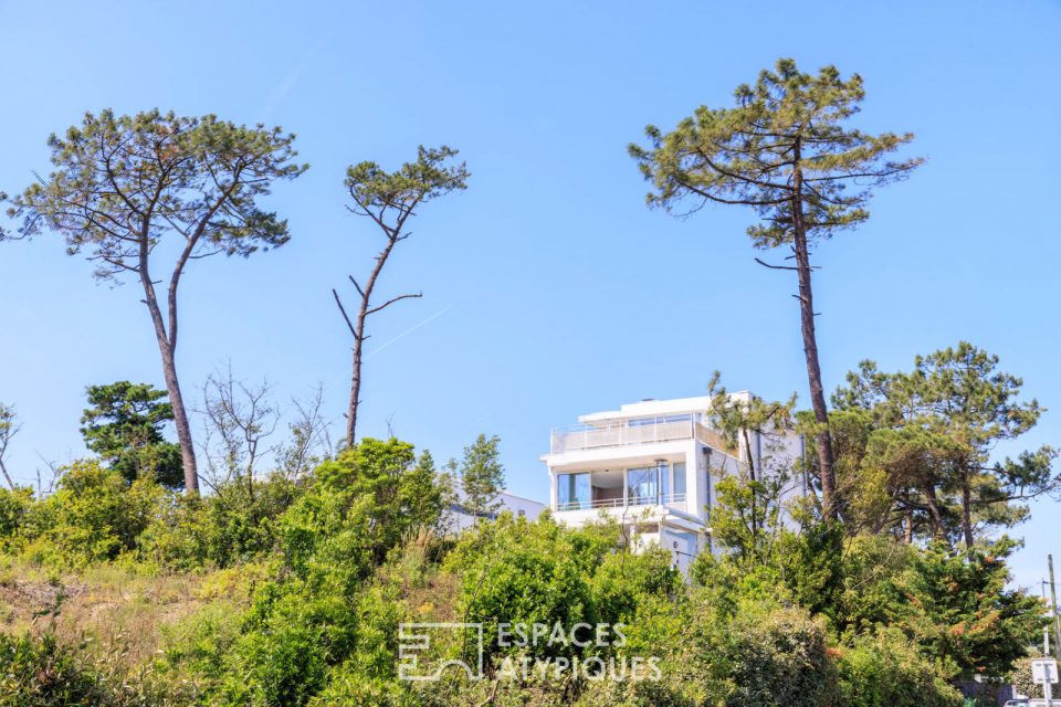 L'élégante villa d'architecte avec vue sur l'océan