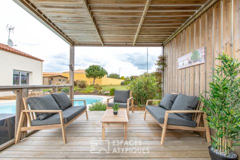 Maison d’architecte à proximité des marais