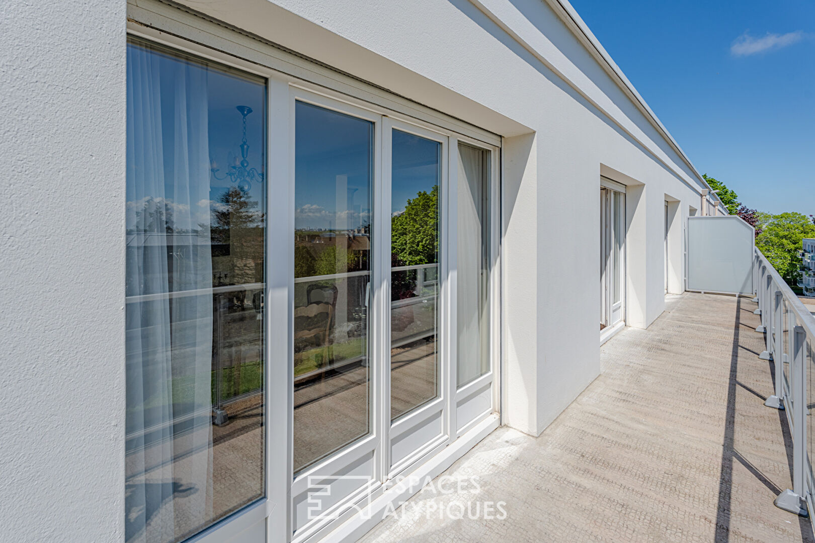 Appartement terrasse en dernier étage