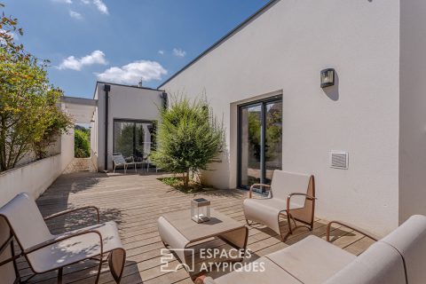 Maison d’architecte avec piscine