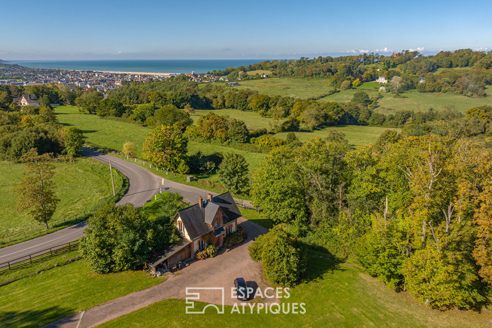 Château avec vue mer