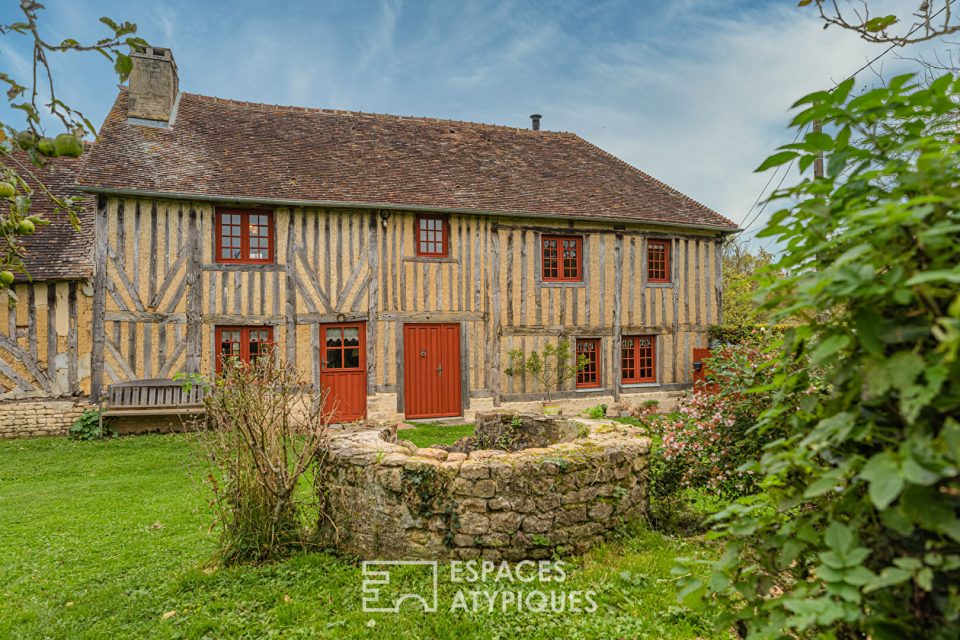 Maison Normande proche forêt avec herbage et boxes pour chevaux