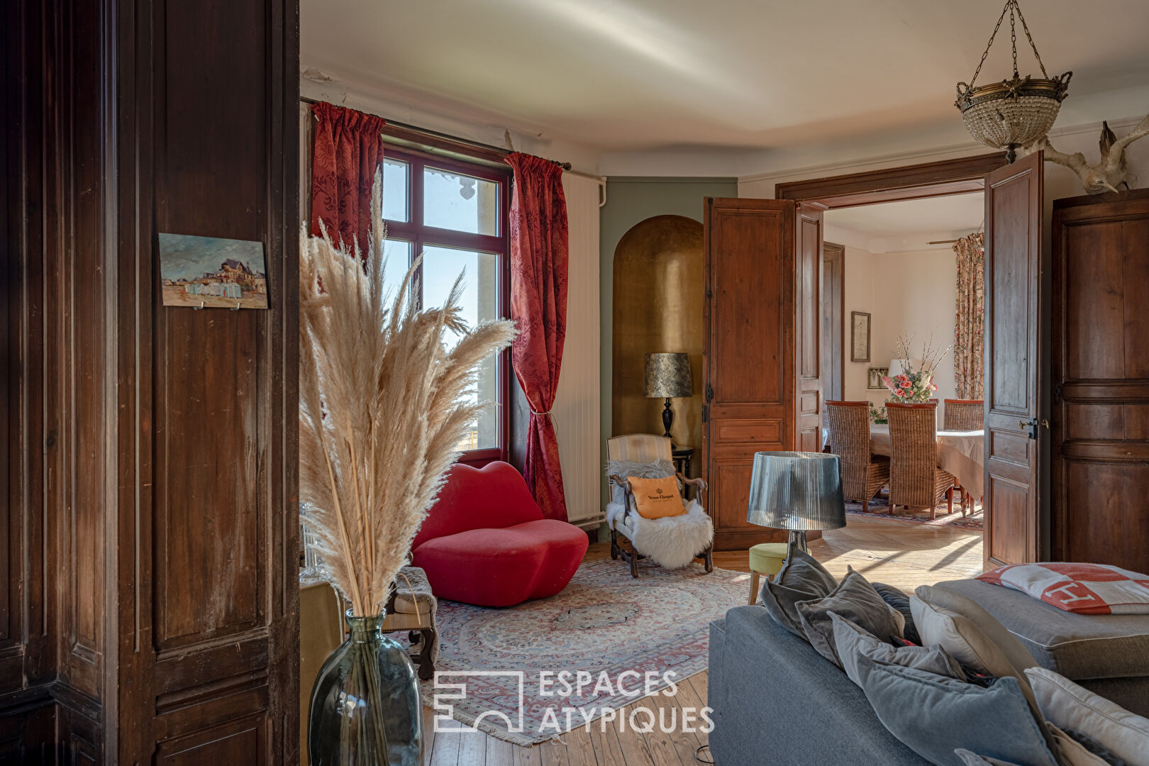 Appartement vue mer dans villa balnéaire