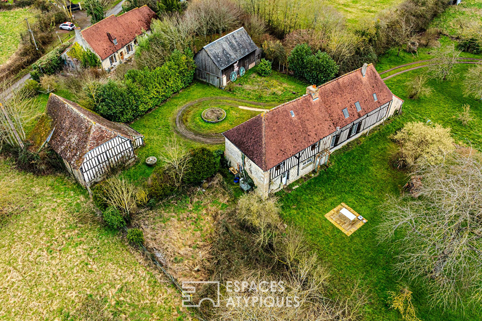 Authentique maison normande en colombages