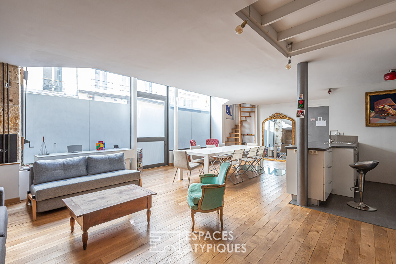 Loft en triplex entre Sentier et Bourse