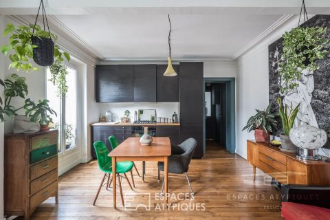 Vintage apartment renovated by architect