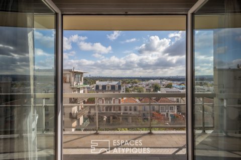 Appartement avec balcon et vue panoramique sur Paris