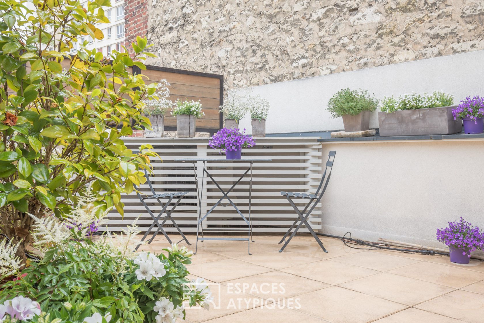 Appartement de standing au dernier étage avec terrasse