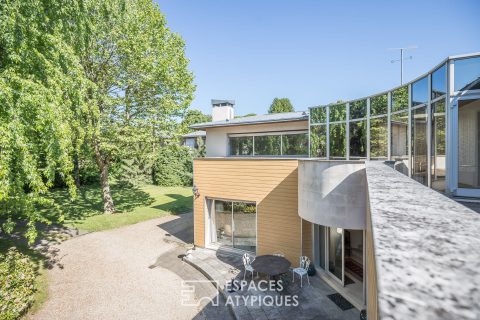 Maison d’architecte et son vaste jardin