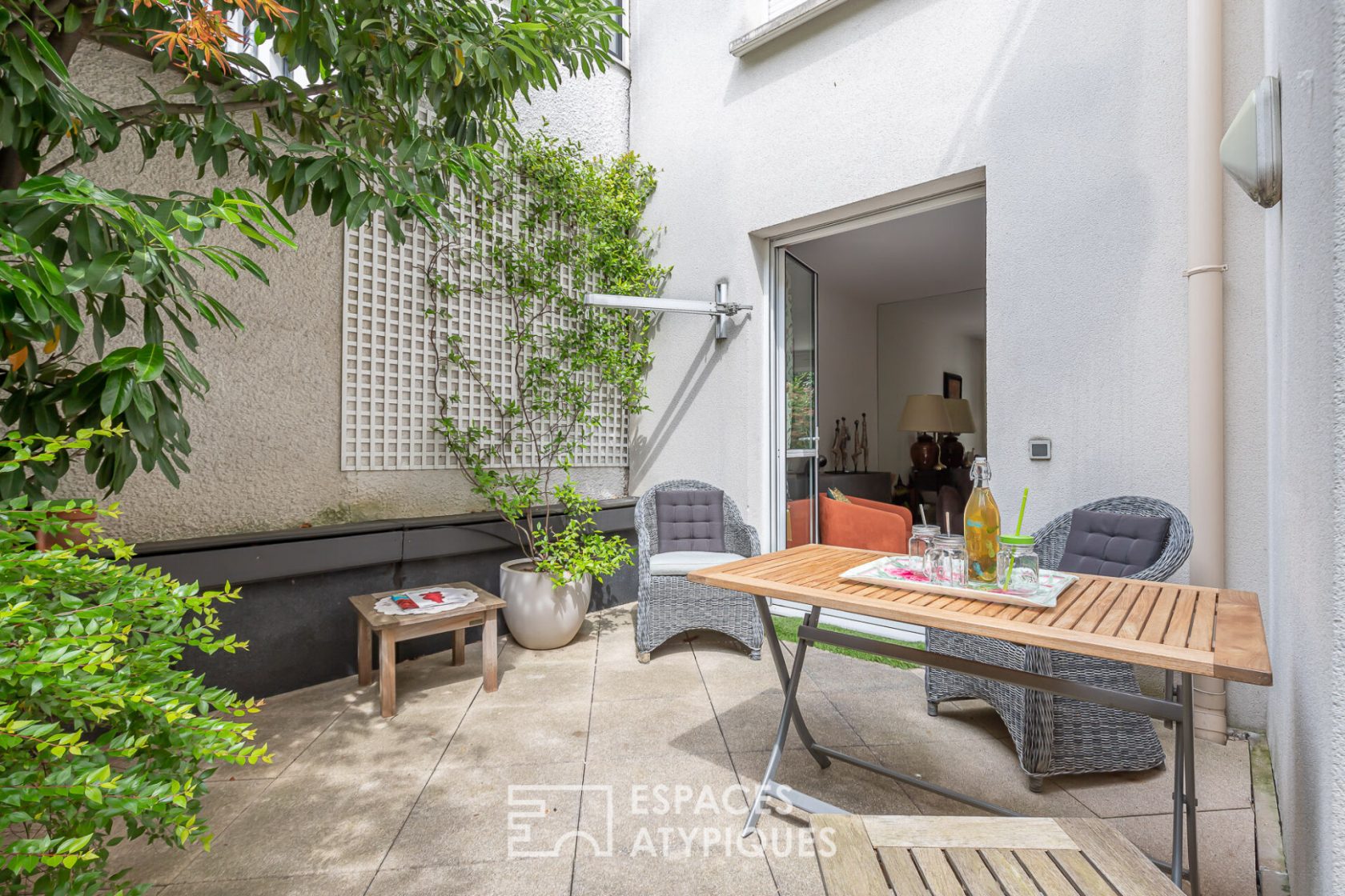 Appartement avec jardin-terrasse