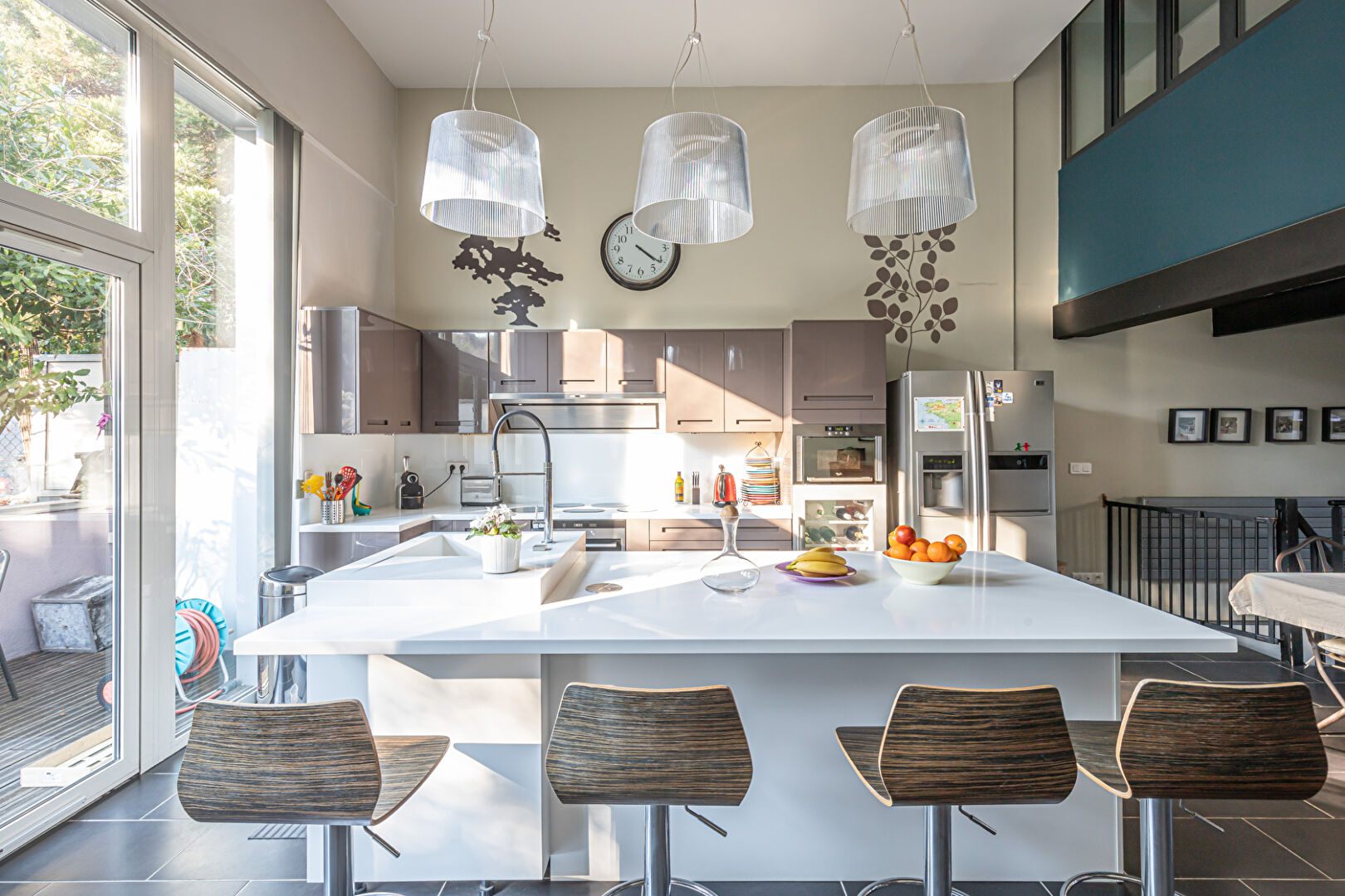 Loft avec terrasses et jardin dans une ancienne imprimerie