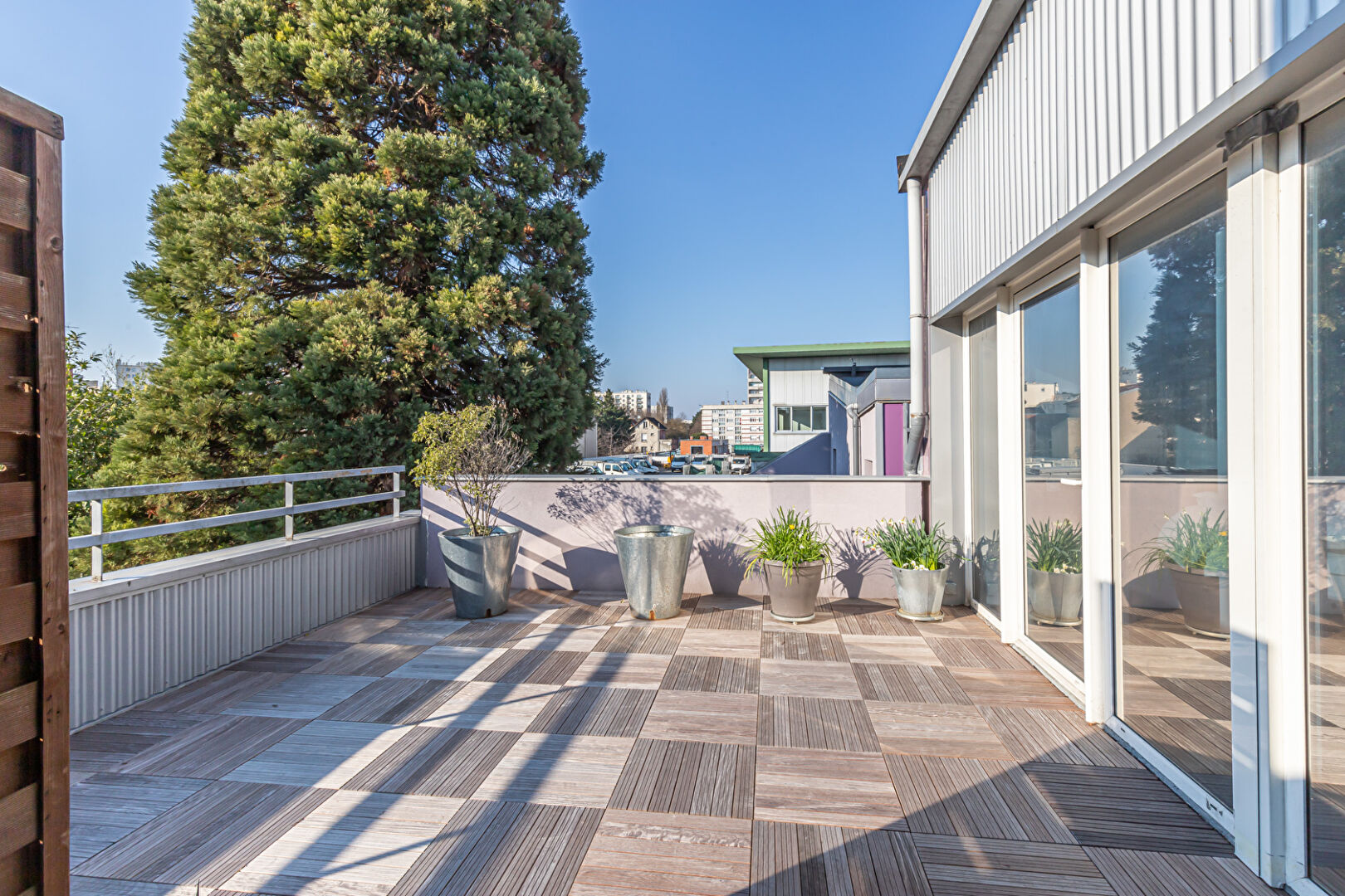 Loft avec terrasses et jardin dans une ancienne imprimerie