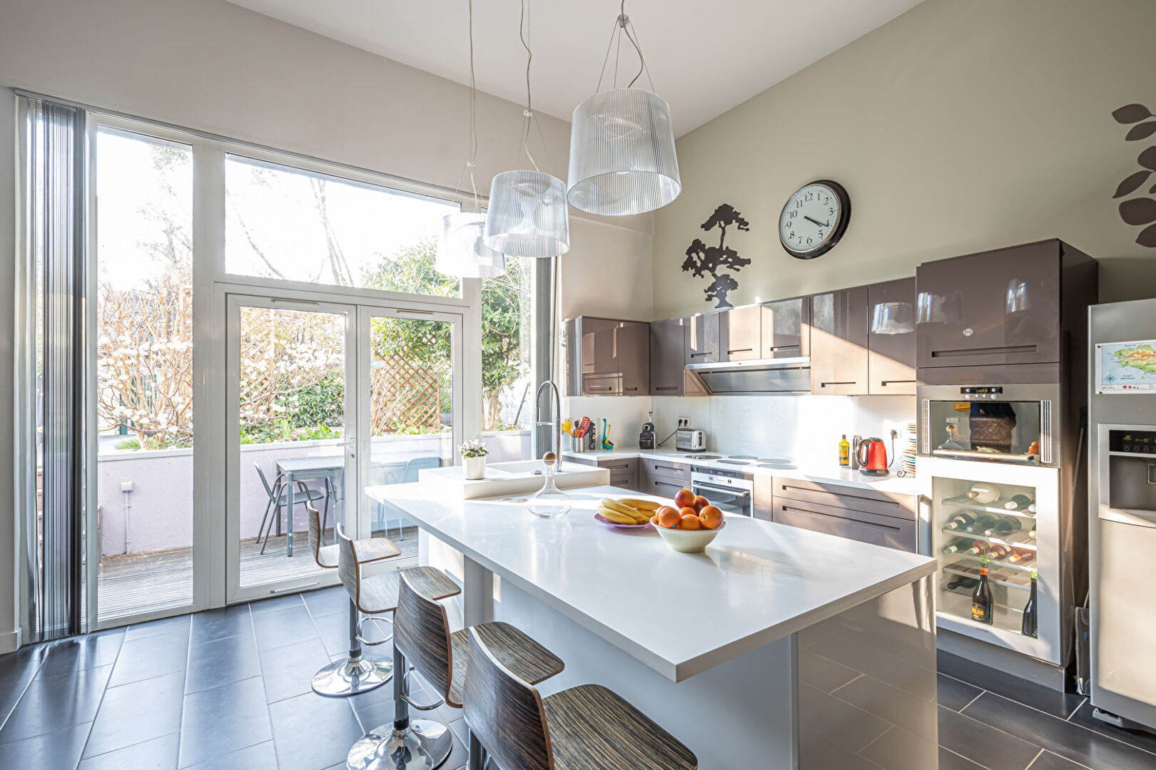 Loft avec terrasses et jardin dans une ancienne imprimerie