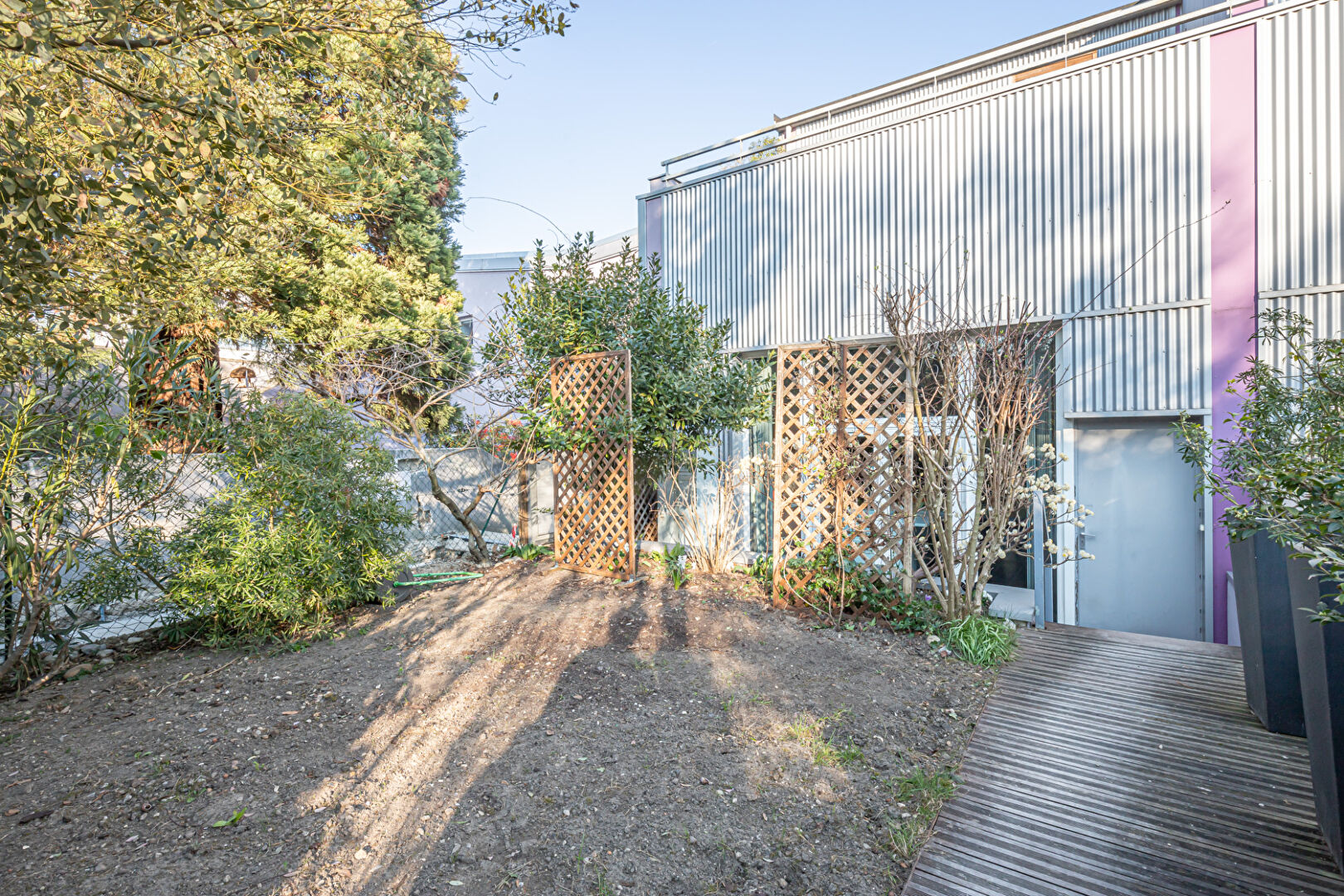 Loft avec terrasses et jardin dans une ancienne imprimerie