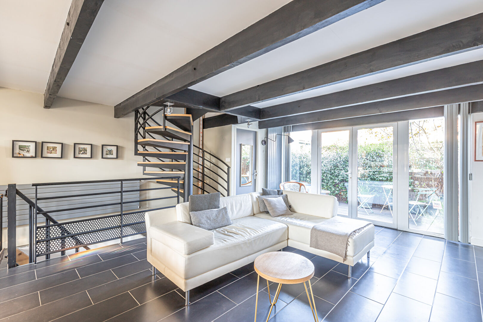 Loft avec terrasses et jardin dans une ancienne imprimerie