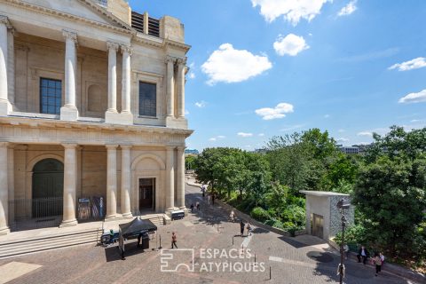 Appartement à rénover avec terrasse et vue Église Saint-Eustache