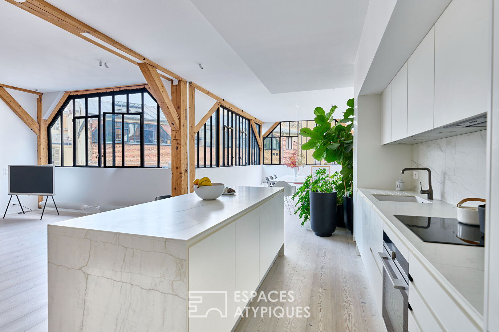 Loft immaculé – Lamarck-Caulaincourt