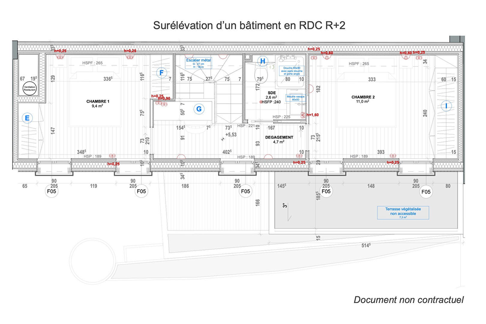 Projet de surélévation mixte – Porte de Champerret