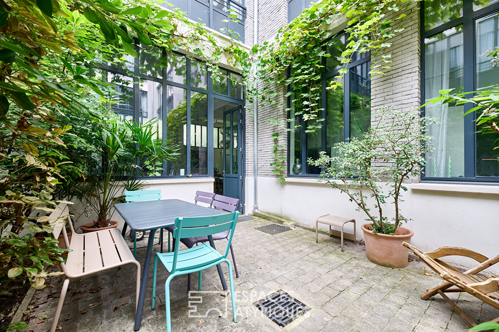 Loft en duplex avec terrasse aux Batignolles