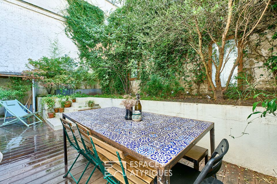 Appartement avec terrasse et jardin aux Batignolles