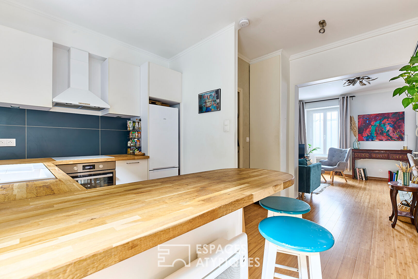 Appartement avec terrasse et jardin aux Batignolles