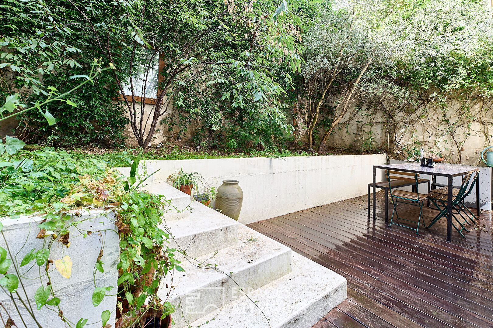 Appartement avec terrasse et jardin aux Batignolles