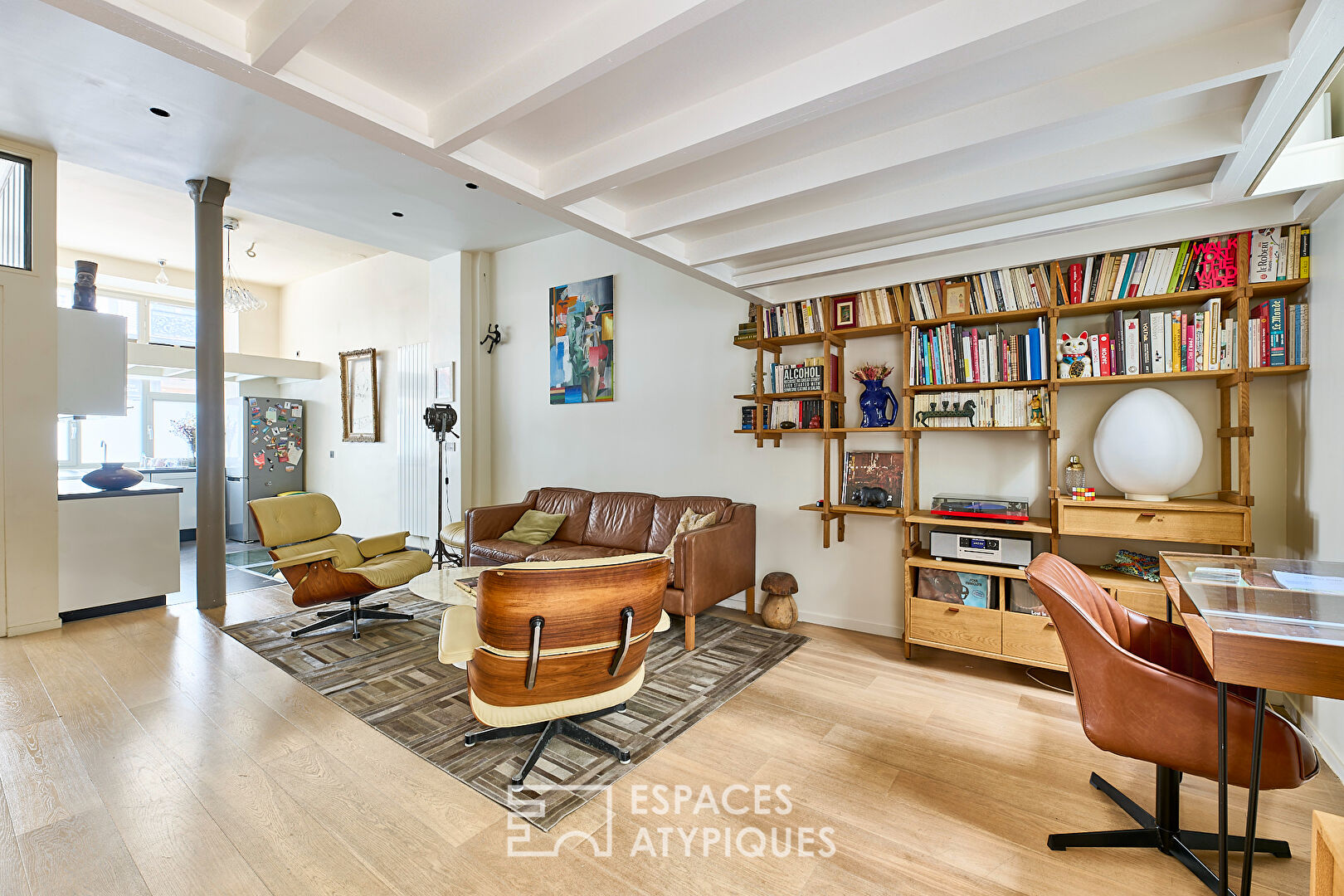 Loft-style apartment in Batignolles district