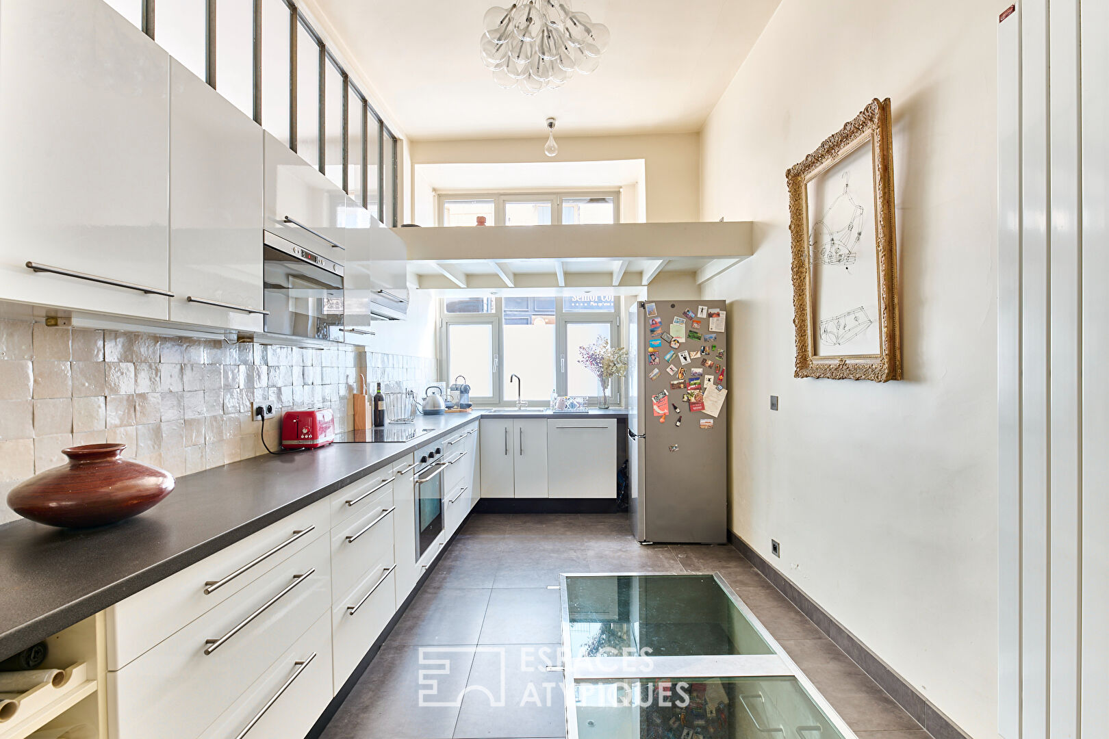 Loft-style apartment in Batignolles district