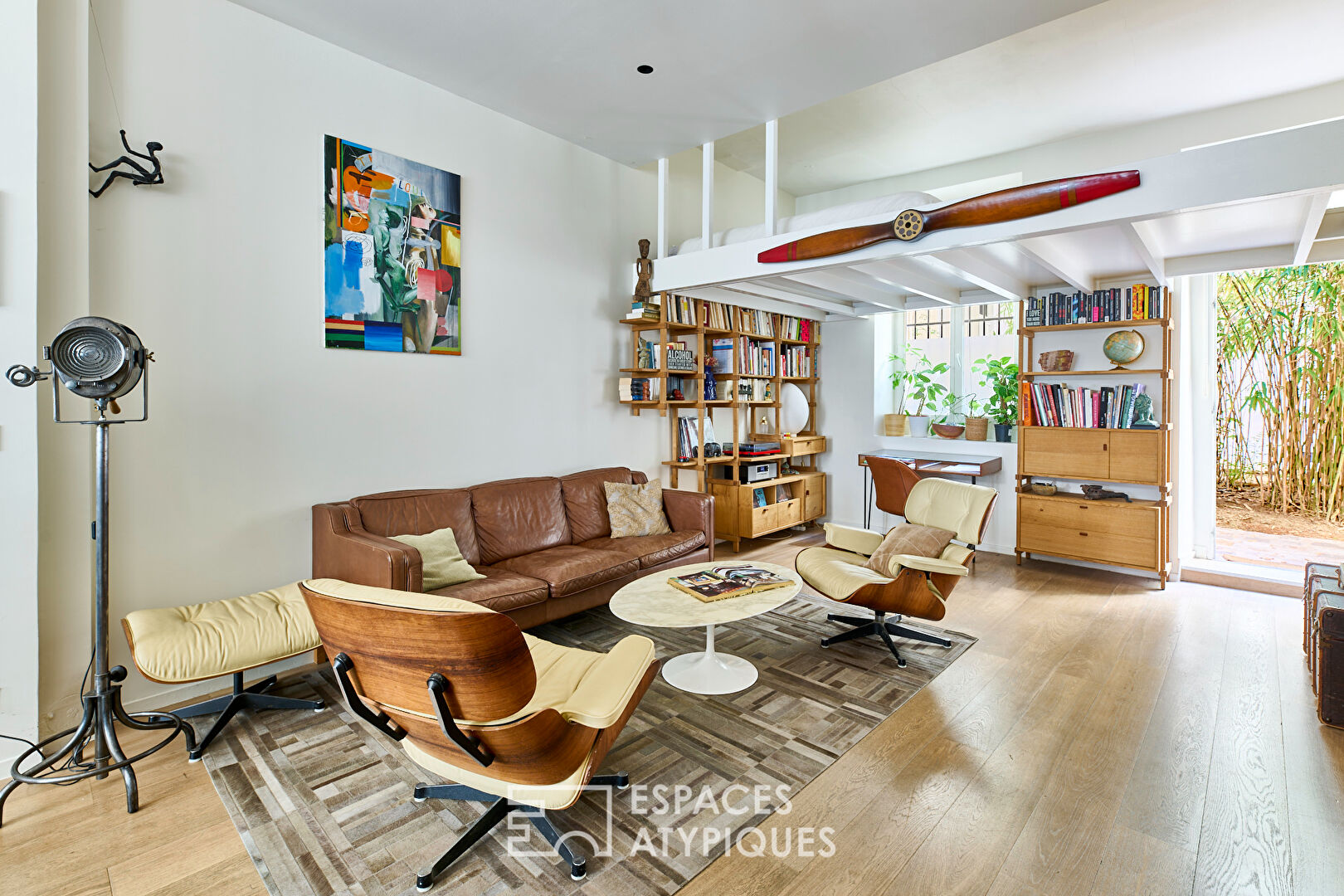 Loft-style apartment in Batignolles district